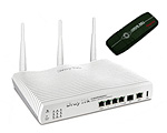 Vigor 2820N Dual Wan ADSL2 Router with WIFI and USB Adaptor