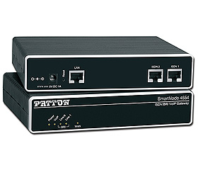 Patton SmartNode 4554 ISDN BRI PSTN Gateway