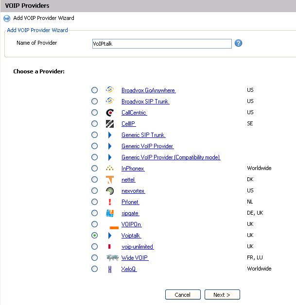 3CX PBX - VoIPTalk Trunk Guide Setup