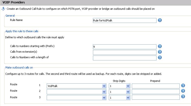 3CX PBX - VoIPTalk Trunk Setup 3CX PBX - VoIPTalk Trunk Setup