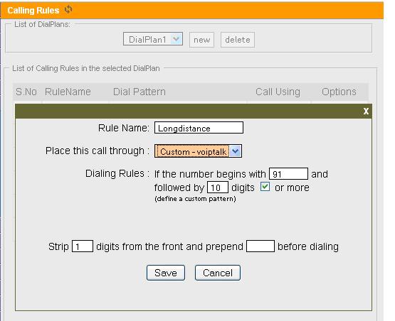 Configuration Of SIP Trunk With Switchvox For Use With VoIPtalk Setup