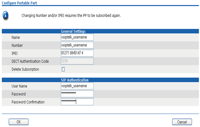 Aastra DECT Phone Setup