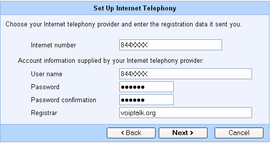 FritzBox Fon ATA Setup