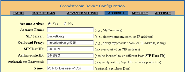 Grandstream GXV 3000 Videophone Setup