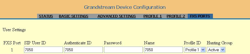 Grandstream GXW-4024 Setup