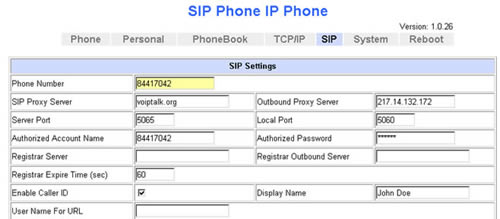 IP-2006 VoIP Phone Setup
