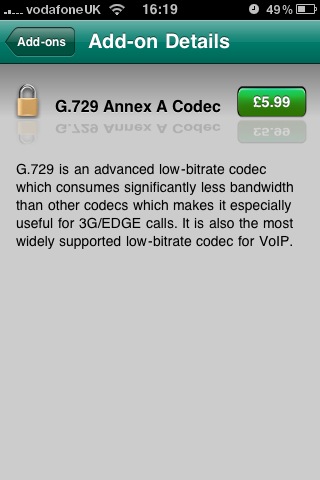 G.729 For The IPhone Or IPad Setup G.729 For The IPhone Or IPad Setup