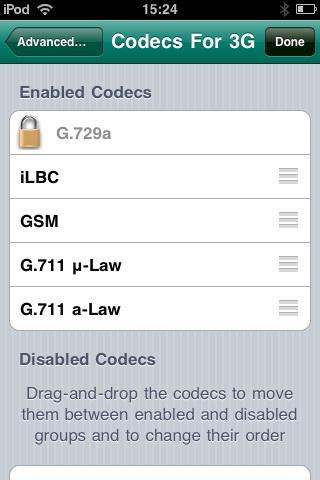 G.729 For The IPhone Or IPad Setup G.729 For The IPhone Or IPad Setup
