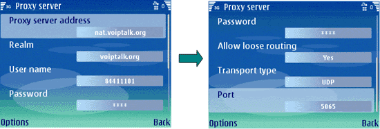 Nokia E60 VoIP Setup