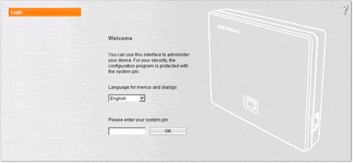 Siemens S450IP VoIP Setup