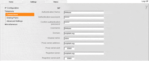 Siemens C460IP VoIP Setup