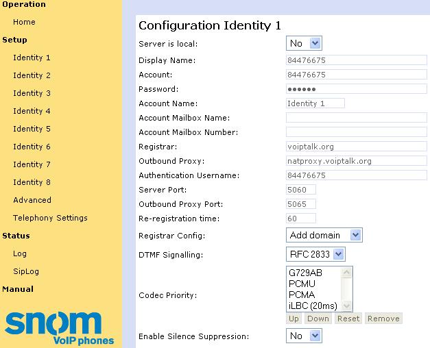 SNOM M3 IP DECT Phone Setup