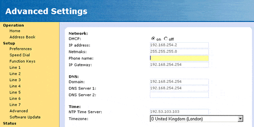 SNOM 300 VoIP Phone Setup