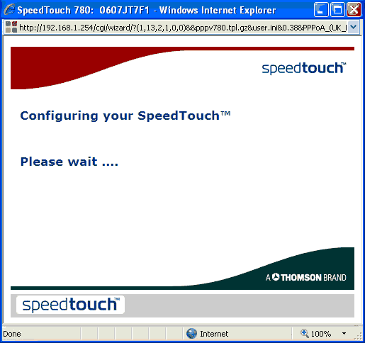 SpeedTouch 780WL VoIP Router Setup