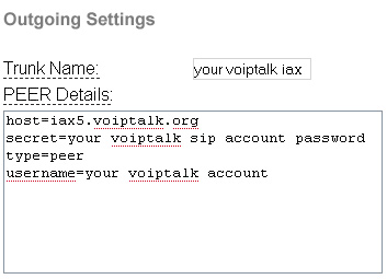 Trix Box - VoIPtalk IAX Trunk Setup Guide Trix Box - VoIPtalk IAX Trunk Setup Guide