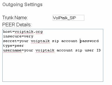 Configuration Of SIP Trunk With Trixbox For Use With VoIPtalk Setup Configuration Of SIP Trunk With Trixbox For Use With VoIPtalk Setup