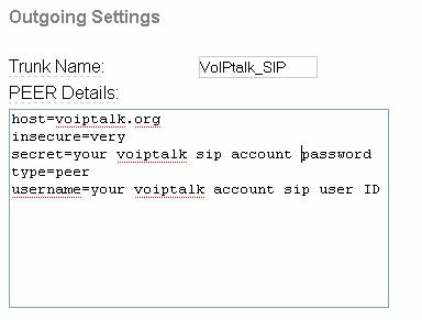 Trix Box - VoIPtalk SIP Trunk Setup Guide