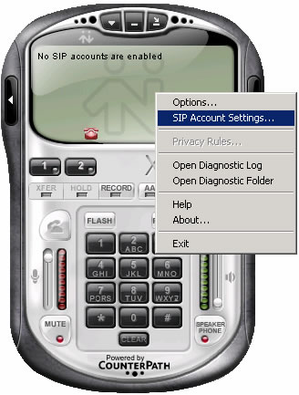 Xlite/Bria Softphone Setup