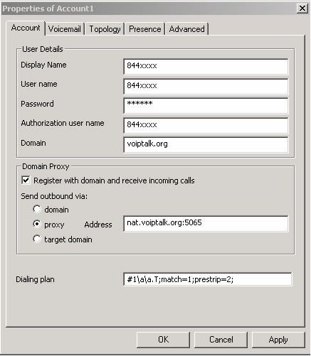 Xlite/Bria Softphone Setup