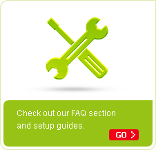Check out our FAQ section and setup guides.