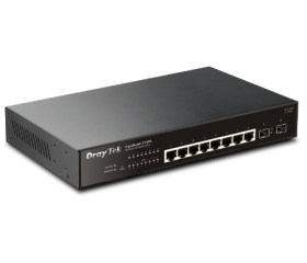 VigorSwitch P1092 8 Port Gigabit Web Smart Switch PoE+